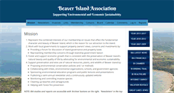Desktop Screenshot of beaverislandassociation.org