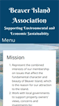 Mobile Screenshot of beaverislandassociation.org